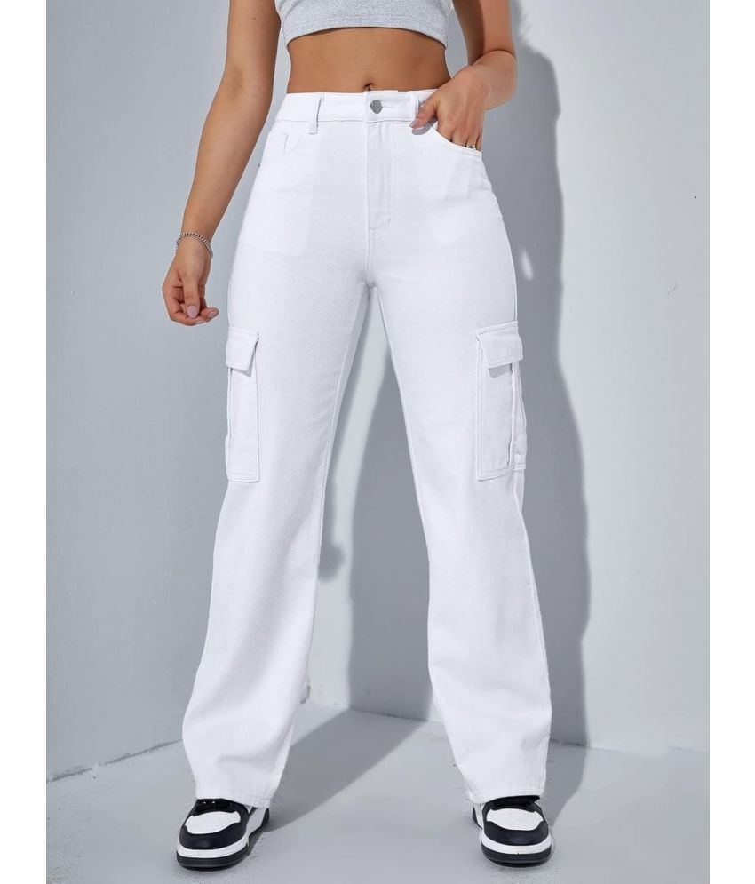     			Westchic Pack of 1 Lycra Baggy Women's Casual Pants ( White )