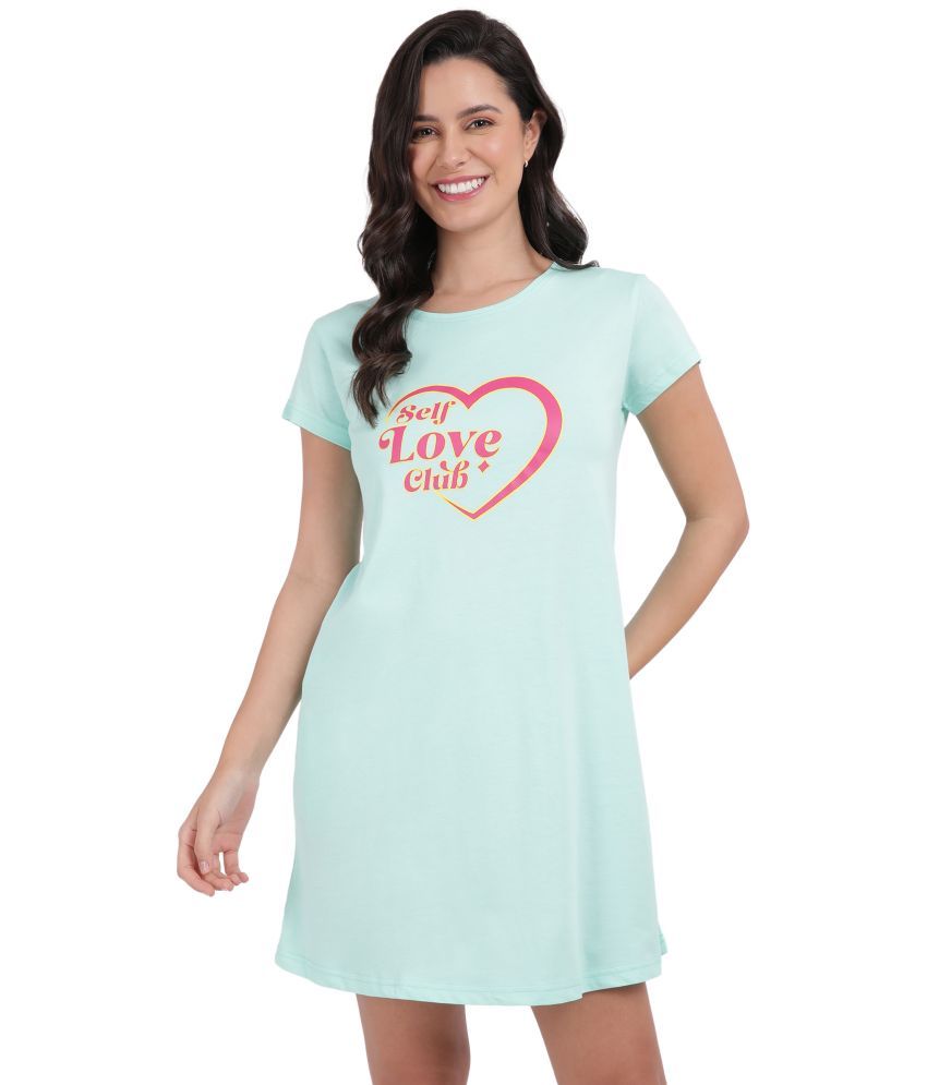     			snappyb Pack of 1 Cotton Women's T-Shirt ( Mint Green )