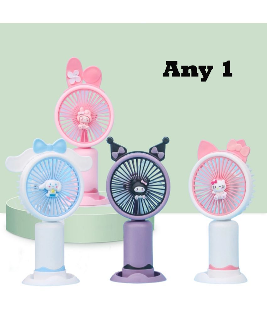     			3MADS ANY1 Cute Cartoon Rat Rechargeable Handheld and Desktop Mini USB Fan