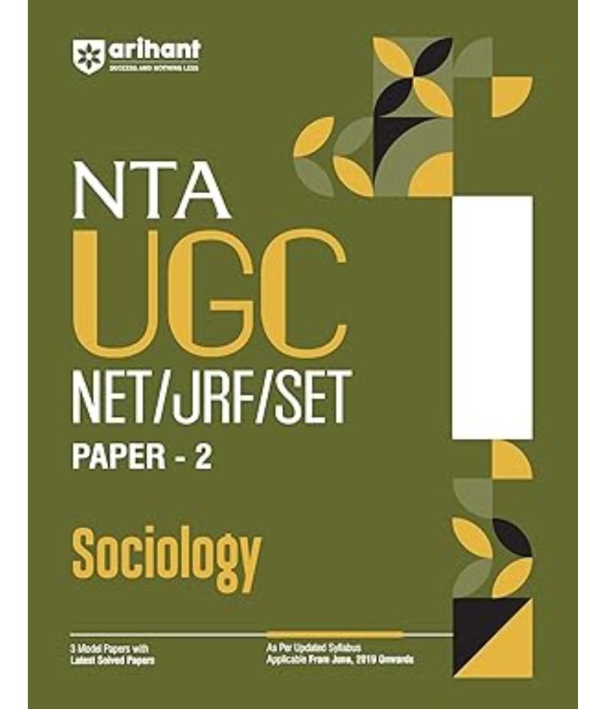     			Arihant 2025 EDITION NTA UGC NET/ JRF/ SET PAPER-2 Sociology | As per updated syllabus | 3 Model Papers with latest solved papers