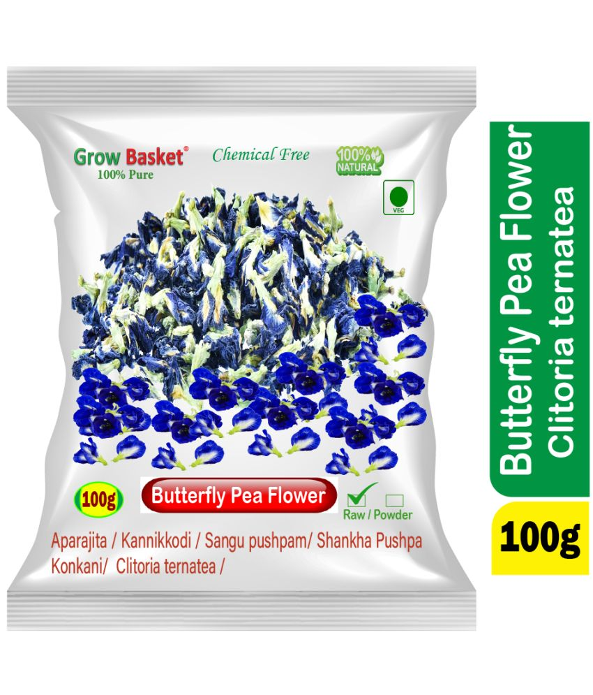     			Grow Basket Dried Butterfly Pea Flower Tea Loose Leaf 100 gm