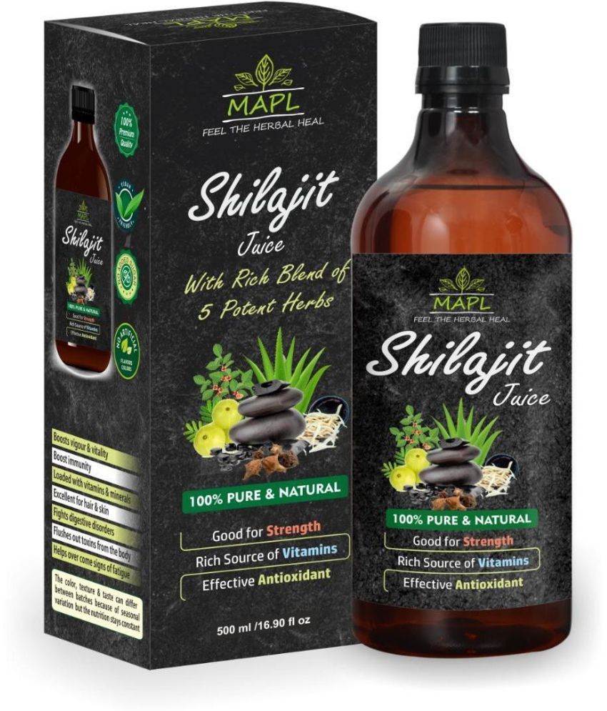     			MAPL Shilajit Juice With 5 Potent Herbs 500ml (Pack of 1)