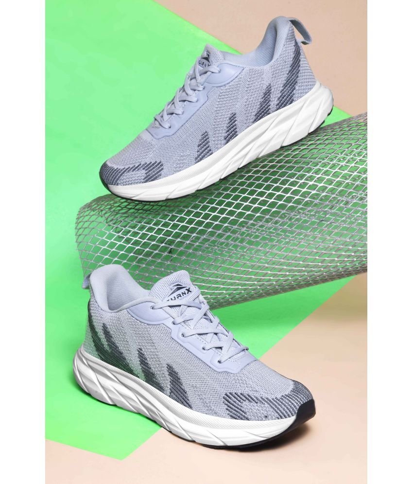     			TurnX Shadow_LGrey Gray Men's Sports Running Shoes