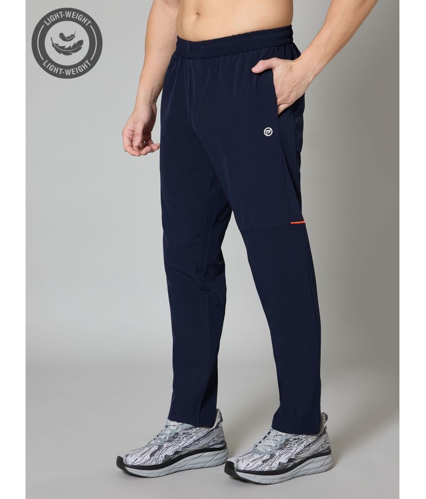     			Turnfit Navy Blue Polyester Men's Sports Trackpants ( Pack of 1 )