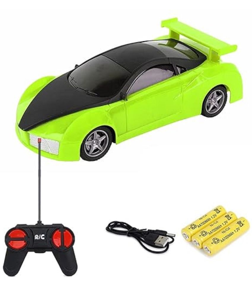     			YESKART - Green Plastic Car ( Pack of 1 )