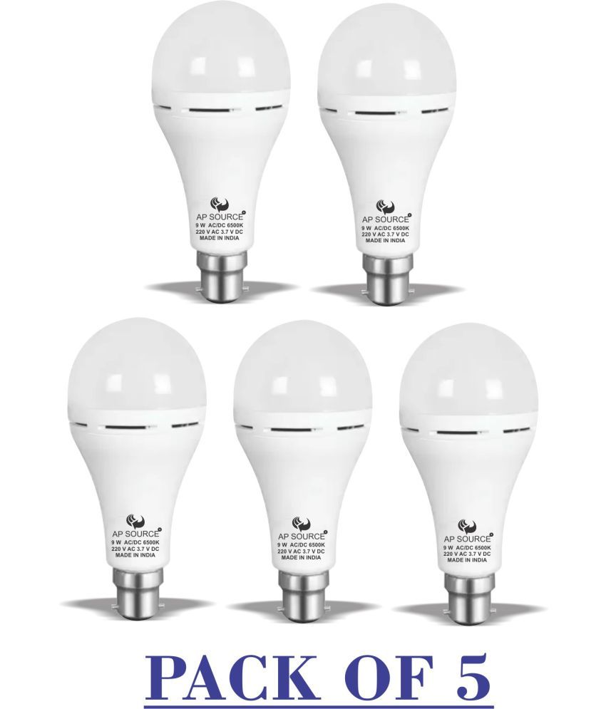     			ZESTRUM 9W Cool Day Light Inverter Bulb ( Pack of 5 )