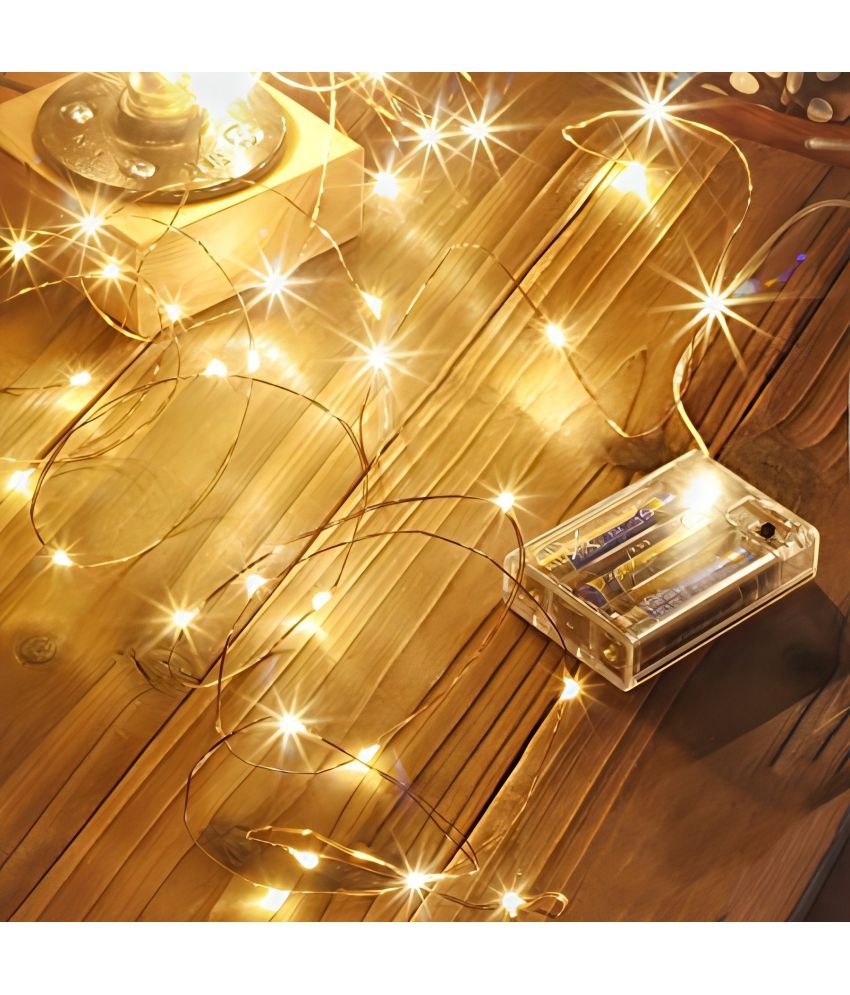     			ZESTRUM Gold 11 Mtr String Light ( Pack of 1 )