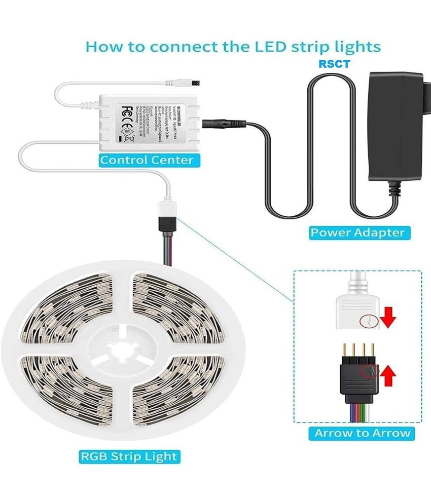     			ZESTRUM Multicolor 4M LED Strip ( Pack of 1 )