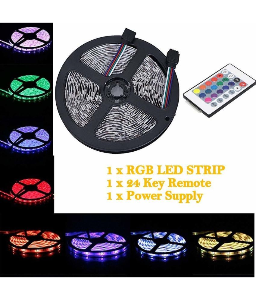     			ZESTRUM Multicolor 5M LED Strip ( Pack of 1 )