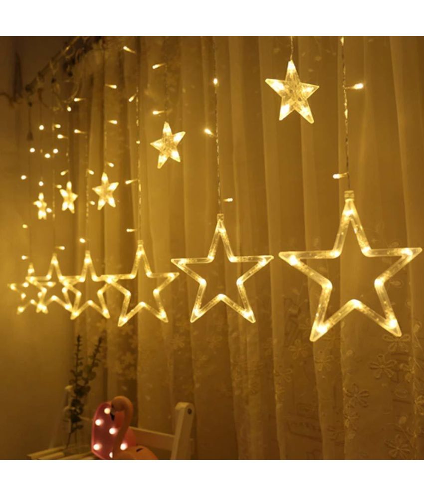     			ZESTRUM White 5M Curtain String Light ( Pack of 1 )