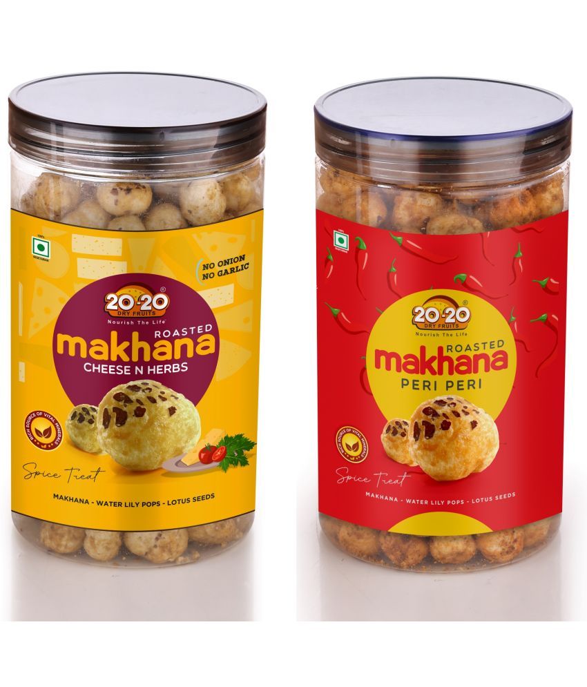     			20-20 Dry Fruits Lotus Seeds Pop /Gorgon Nut Puffed Kernel (Makhana) 70 Grams Each Pack of 2