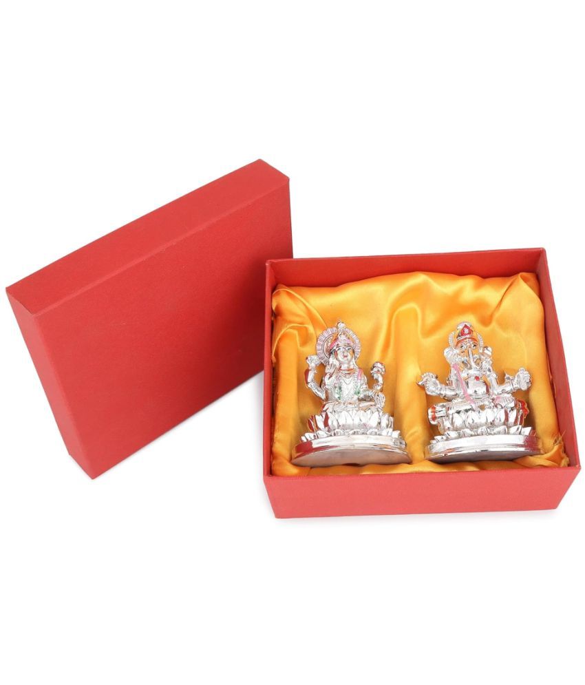     			Awesome Craft Resin Laxmi Ganesh Idol ( 13 cm )