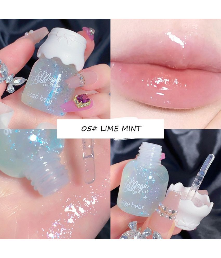     			GEGE BEAR Sky Blue Glossy Lip Gloss 10