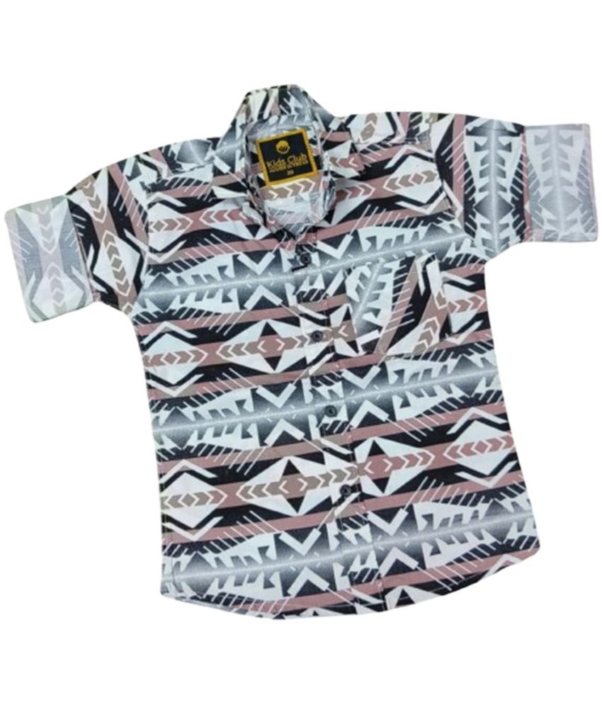     			KIDS CLUB Pack of 1 Boys 100% Cotton Full Sleeves Shirt ( Pink )