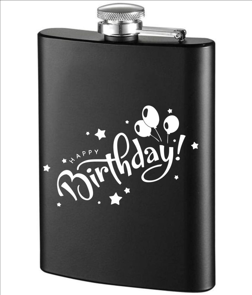     			KKCROSI Steel Hip Flask