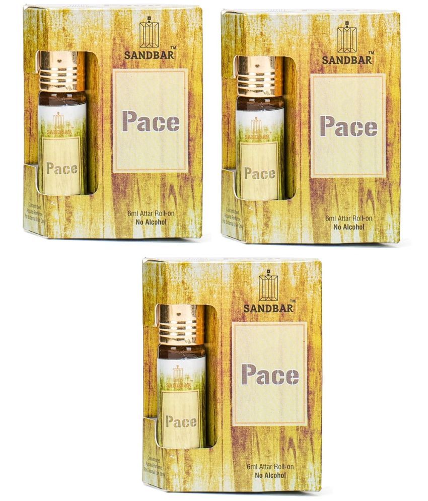     			SANDBAR Junon Satin Non- Alcoholic 50ml Attar ( Pack of 3 )