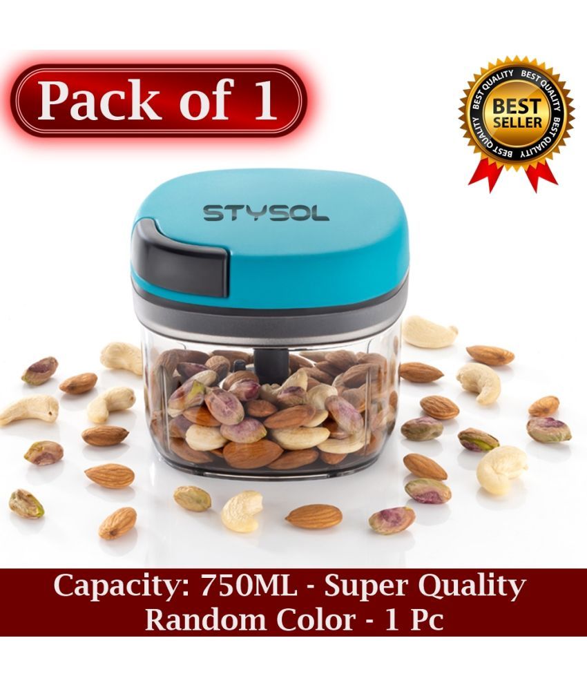     			Stysol Choppers Multicolor Plastic Mannual Chopper 750 ml ( Pack of 1 )