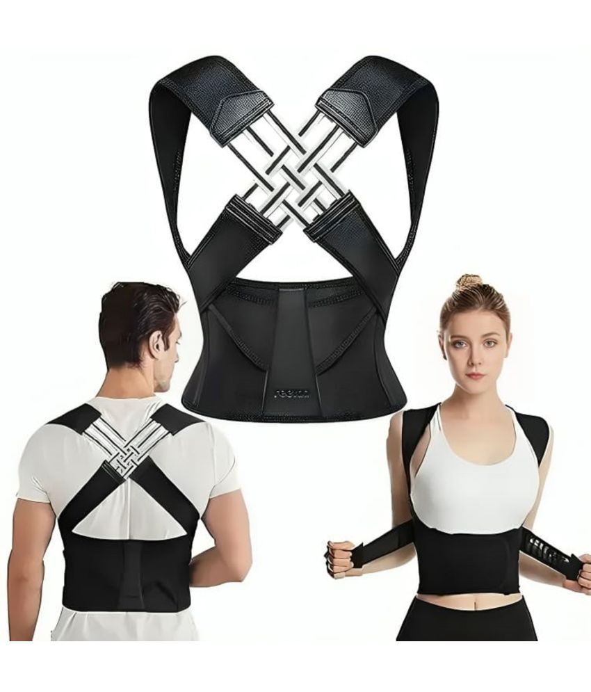     			orrector Belt For Men & Women | Back Pain Relief Posture Corrector | Shoulder, Back Support Belt | Back Straightener Brace For Spine | Clavicle Support | Universal Size