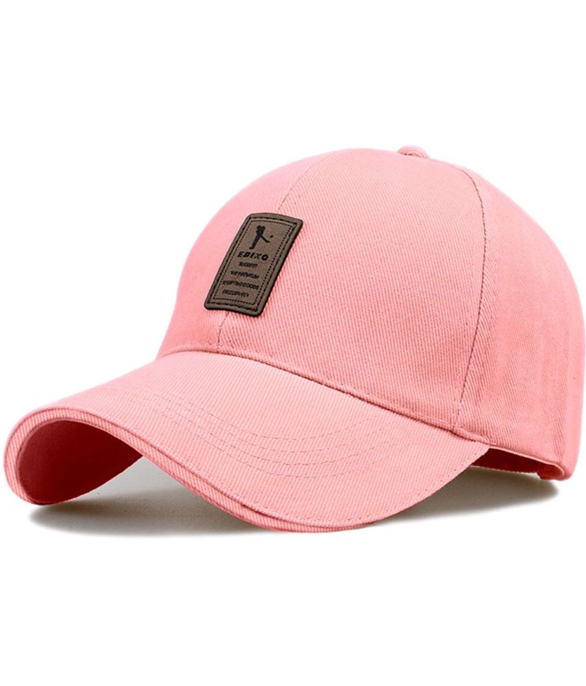     			Alamos Pack of 1 Cotton Men's Cap ( Pink )