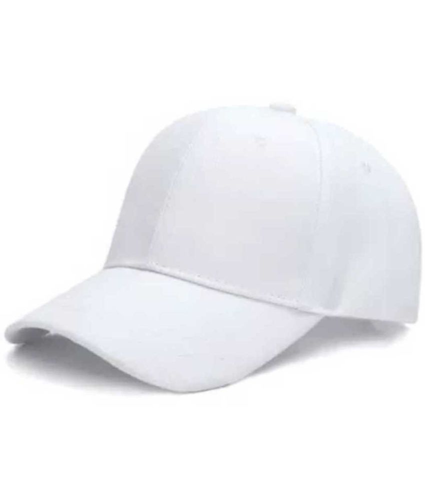     			Alamos Pack of 1 Cotton Men's Cap ( White )