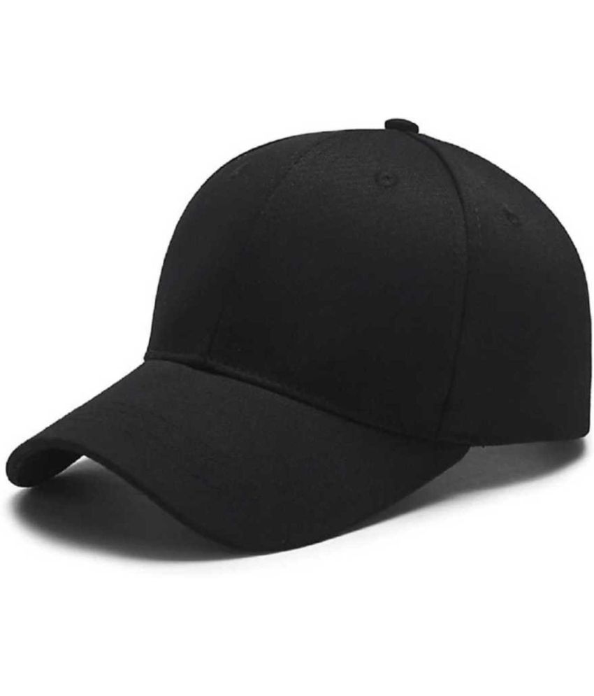     			Alamos Pack of 1 Cotton Men's Cap ( Black )