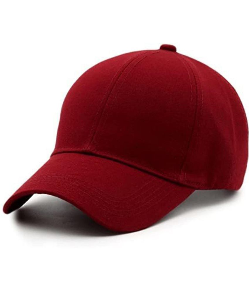     			Alamos Pack of 1 Cotton Men's Cap ( Maroon )