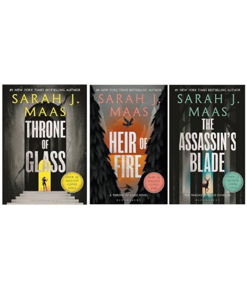     			( Combo Of 3 Books ) Heir of Fire & The Assassin's Blade & Throne of Glass  Paperback English By Sarah J. Maas