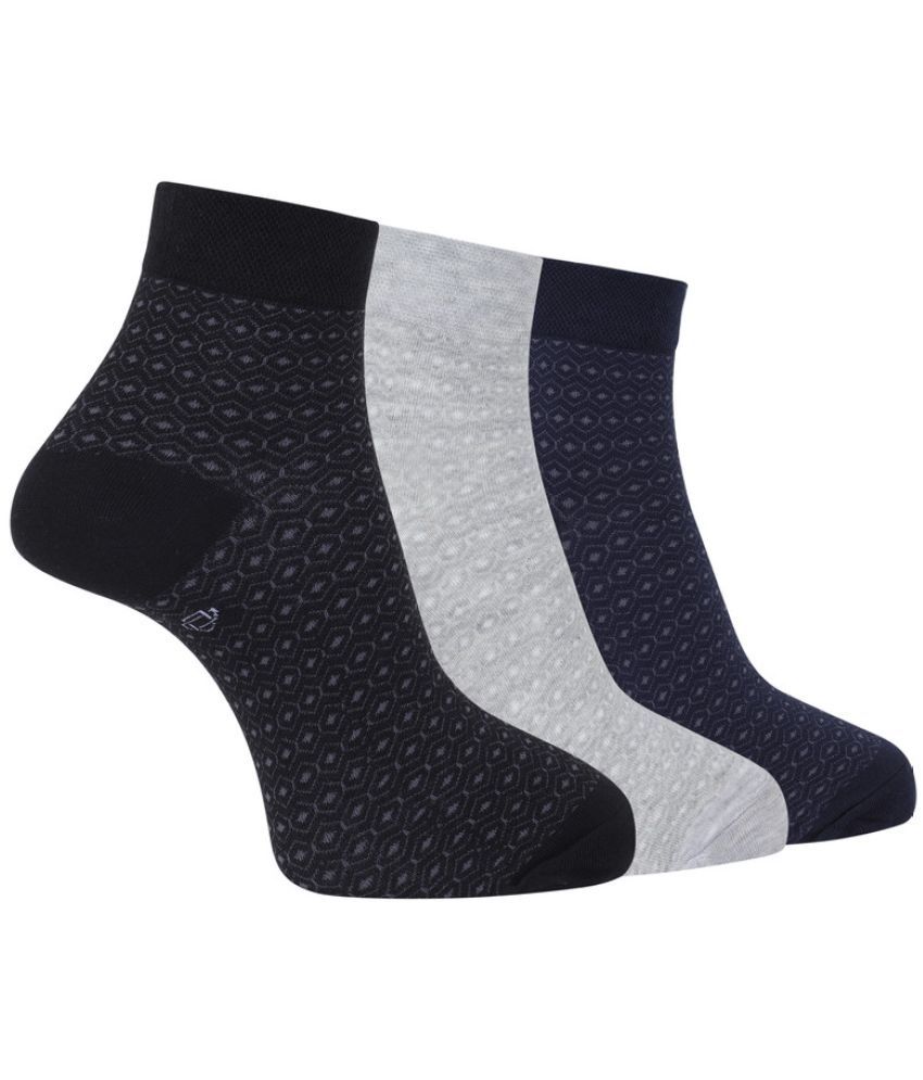     			Dollar Pack of 3 Men's Woollen Ankle Length Socks ( Multicolor 10 )