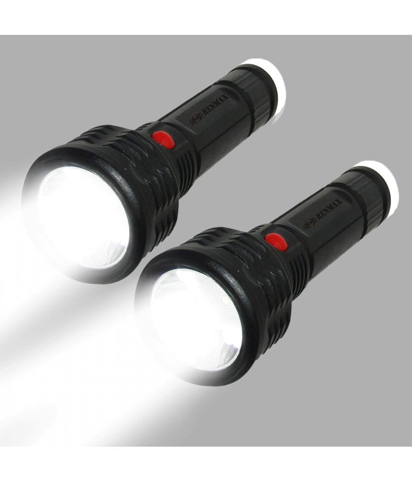     			RENMAX - 50W Rechargeable Flashlight Torch ( Pack of 2 )