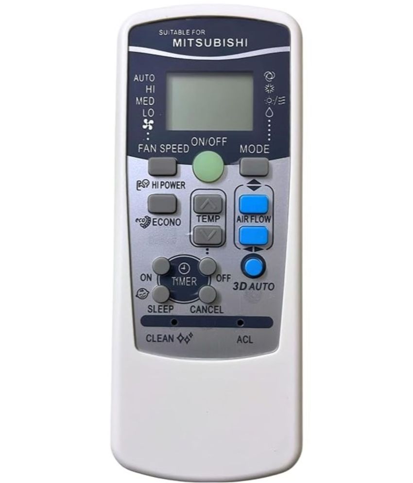     			SHYAM BABA ENTERPRISES Remote Control AC-25 AC Remote Compatible with Mitsubishi AC