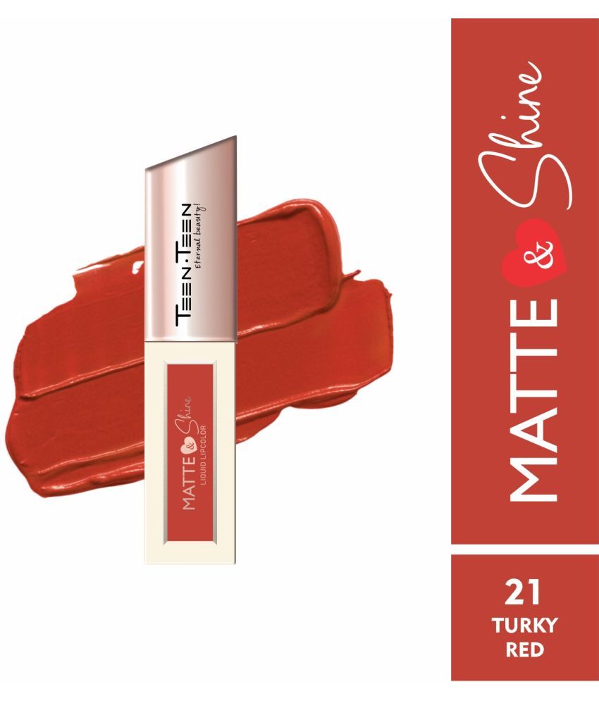     			Teen Teen Exotic Red Matte Lipstick 4