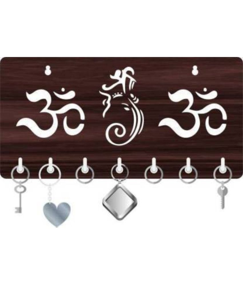     			Arpita Crafts Brown Wood Key Holder - Pack of 1