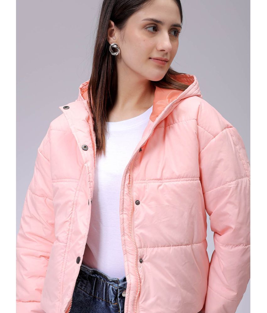     			Freehand - Polyester Pink Bomber Jackets Pack of 1