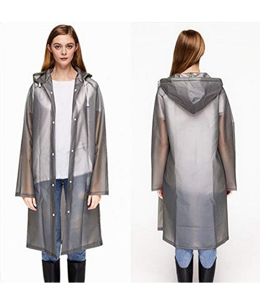     			Infispace Long Raincoat - Grey