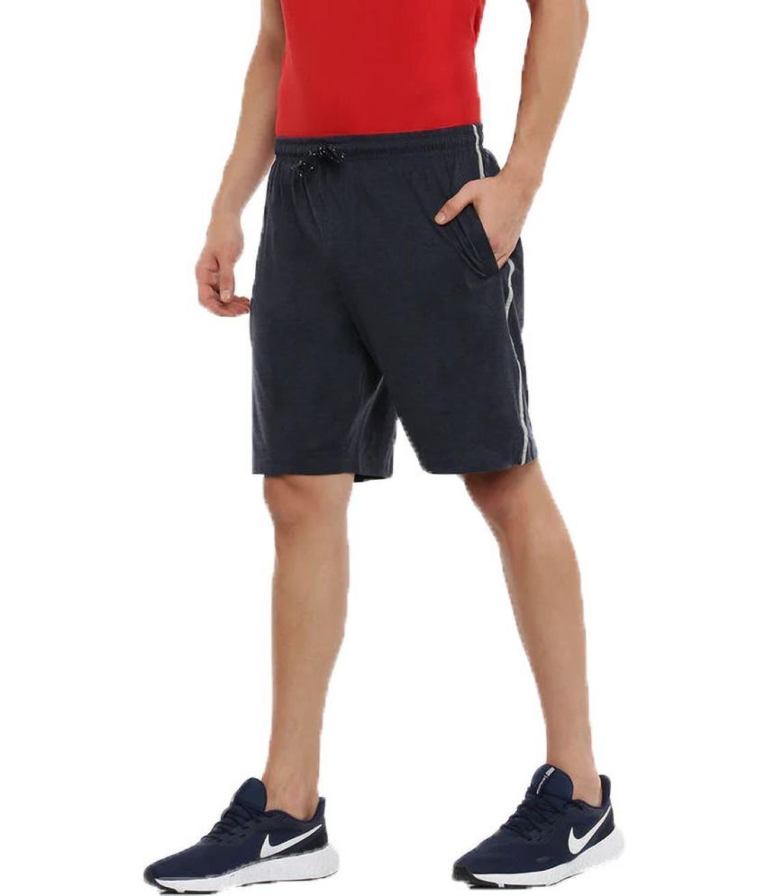     			Reoutlook Blue Cotton Blend Men's Shorts ( Pack of 1 )