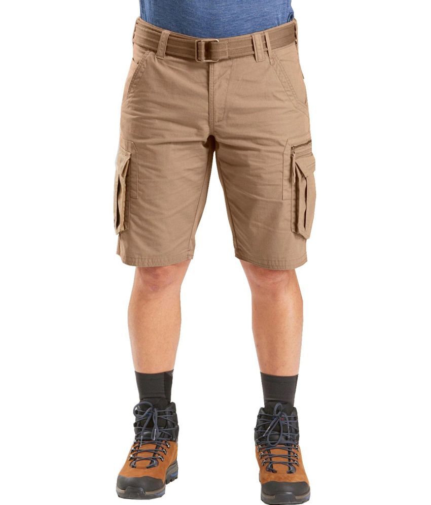     			Reoutlook Khaki Cotton Blend Men's Cargos ( Pack of 1 )