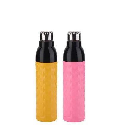     			Swaraa Kitchenware multicolour Plastic Water Bottle 1000 mL ( set of 2 )