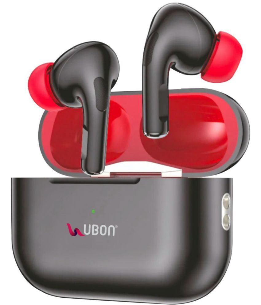     			UBON J26 400HOURS STANDBY Bluetooth True Wireless (TWS) On Ear 40 Hours Playback Active Noise cancellation IPX4(Splash & Sweat Proof) Black