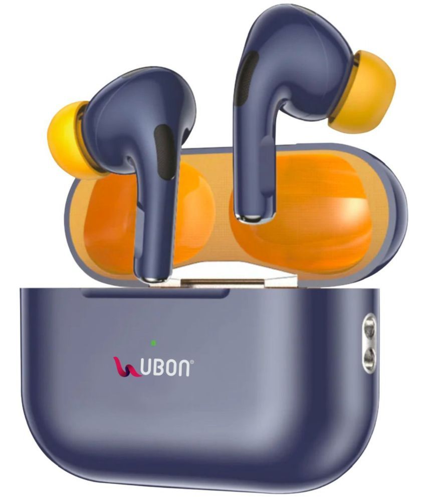     			UBON J26 400HOURS STANDBY Bluetooth True Wireless (TWS) On Ear 40 Hours Playback Active Noise cancellation IPX4(Splash & Sweat Proof) Blue