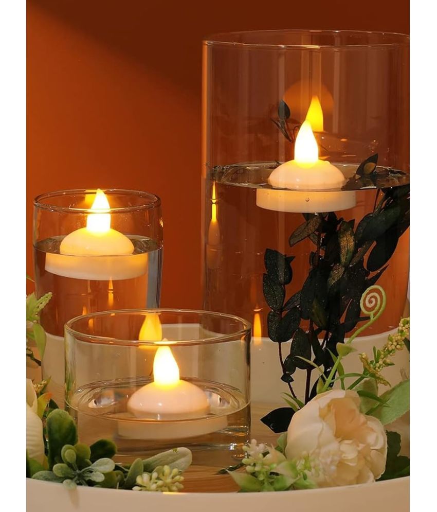     			AG White Floating Candle 5 cm ( Pack of 1 )