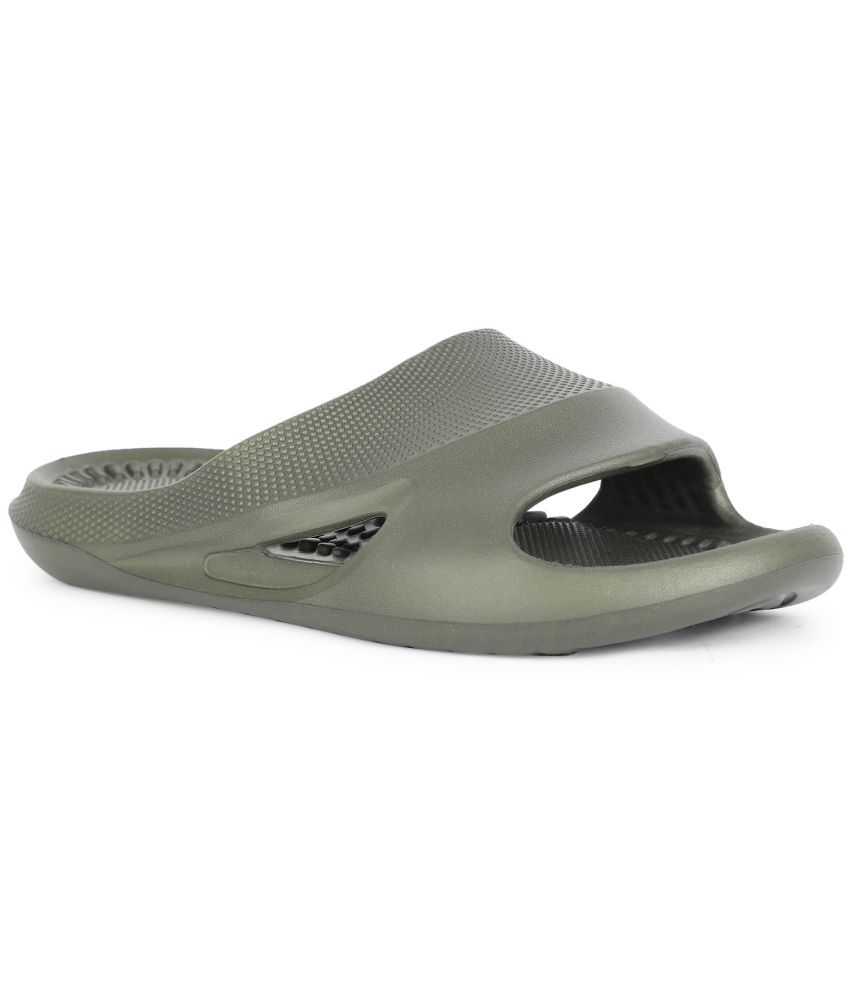     			HEATUP FOOTWEAR Mint Green Men's Slide Flip Flop