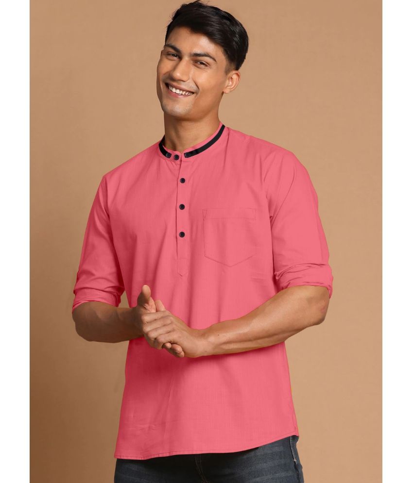     			Nofilter Red Cotton Blend Men's Regular Kurta ( Pack of 1 )