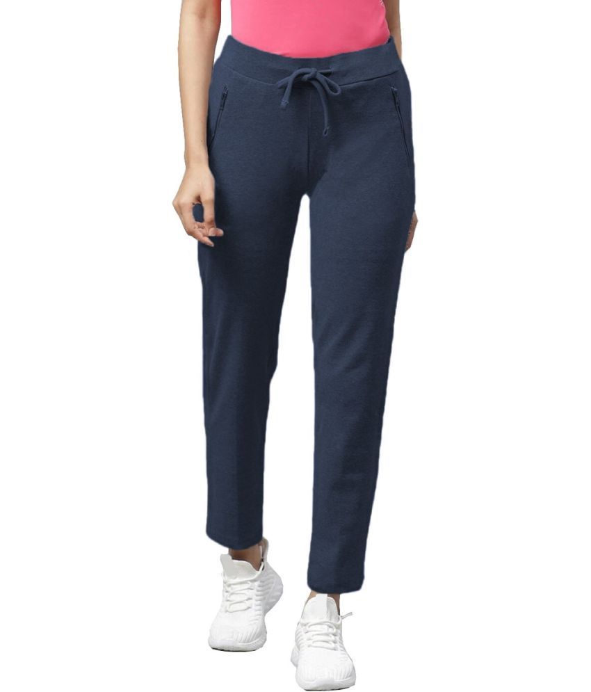     			Reoutlook Blue Cotton Blend Women's Yoga Trackpants ( Pack of 1 )