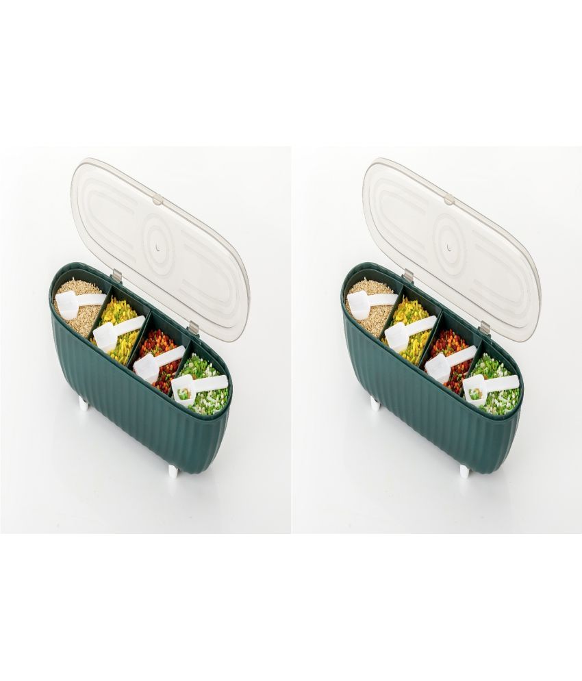     			Vittamix 4 GRID GREEN 2-pcs Plastic Green Multi-Purpose Container ( Set of 2 )