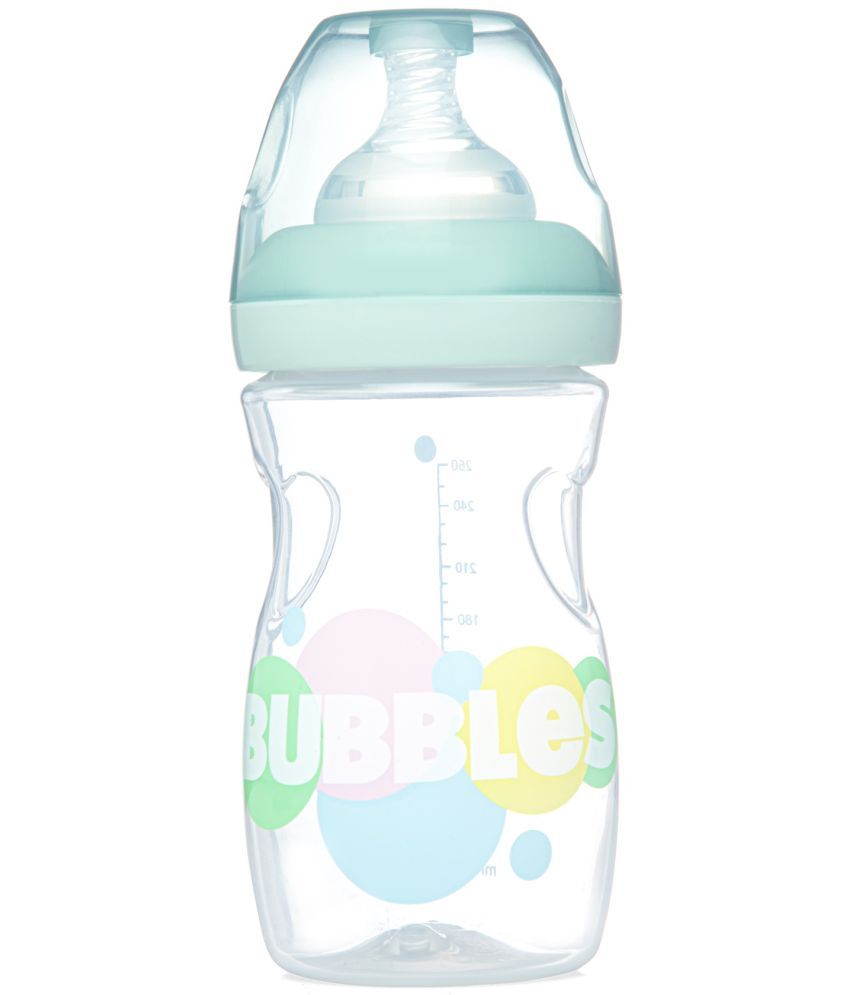     			Bubbles 260 Blue Feeding Bottle ( Pack of 1 )