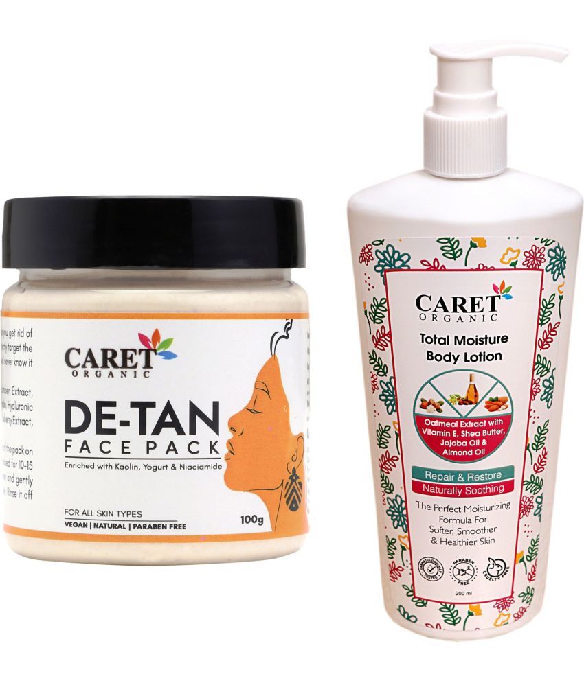     			De-Tan Face Pack (100g) AND Total Moisture Body Lotion (200ml) (2 Items in the set)