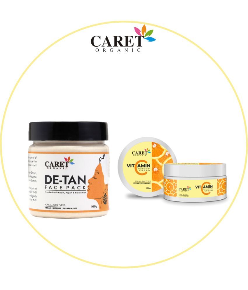     			De-Tan Facepack And Vitamin C Nourishing Cream - Paraben Free (2 Items in the set)