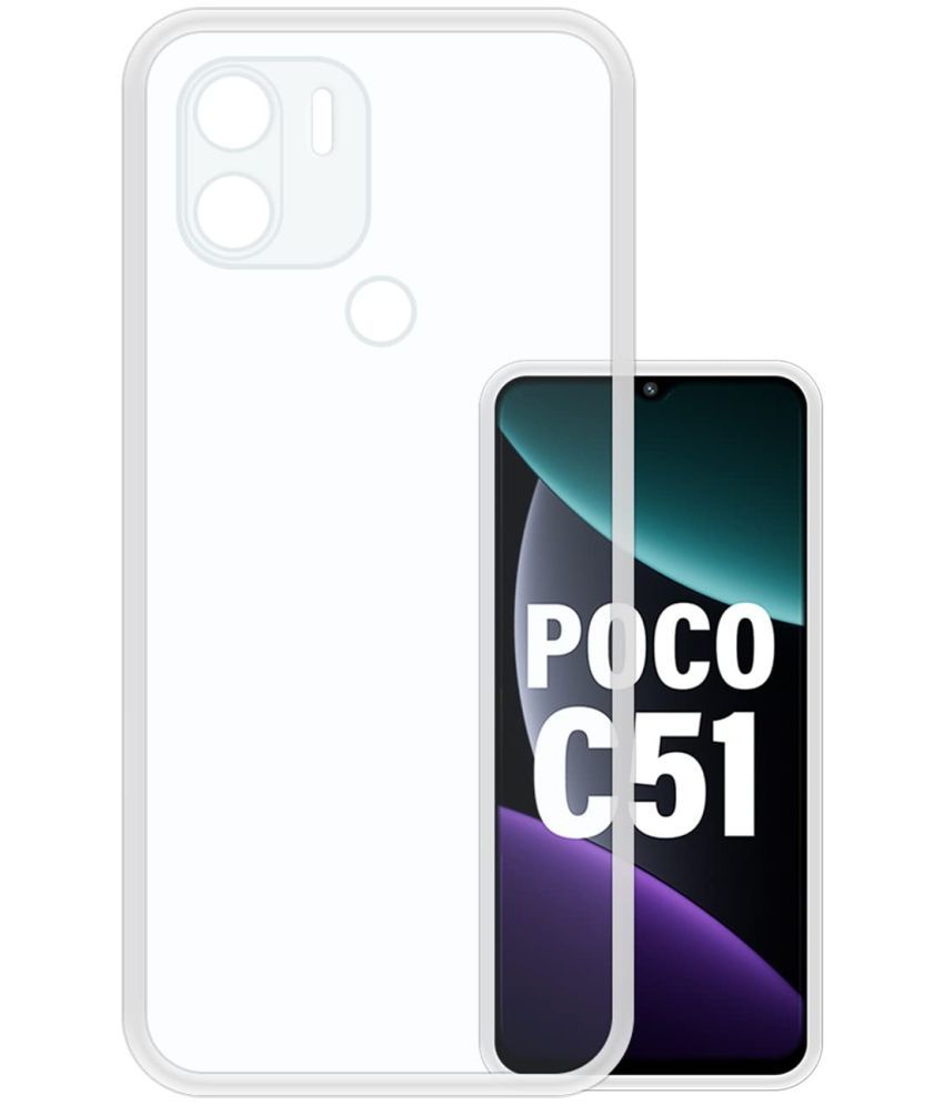     			Doyen Creations Plain Cases Compatible For Silicon POCO C50 ( )