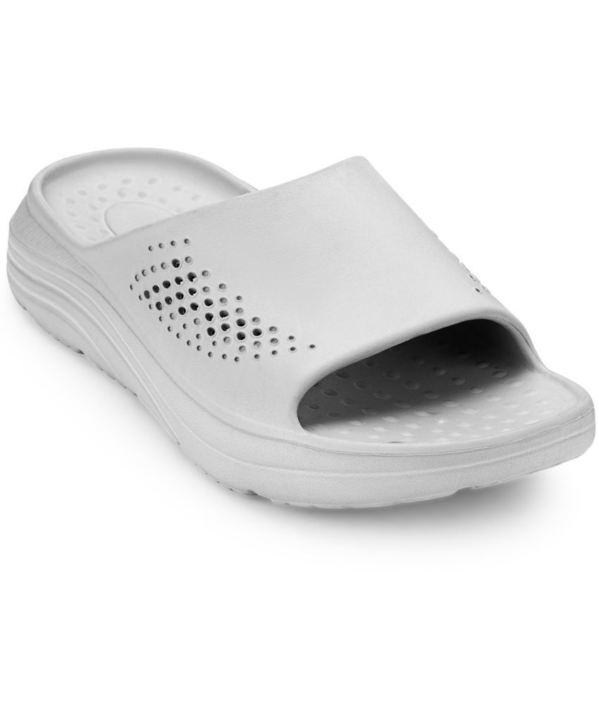     			HOPPA Light Grey Men's Slide Flip Flop