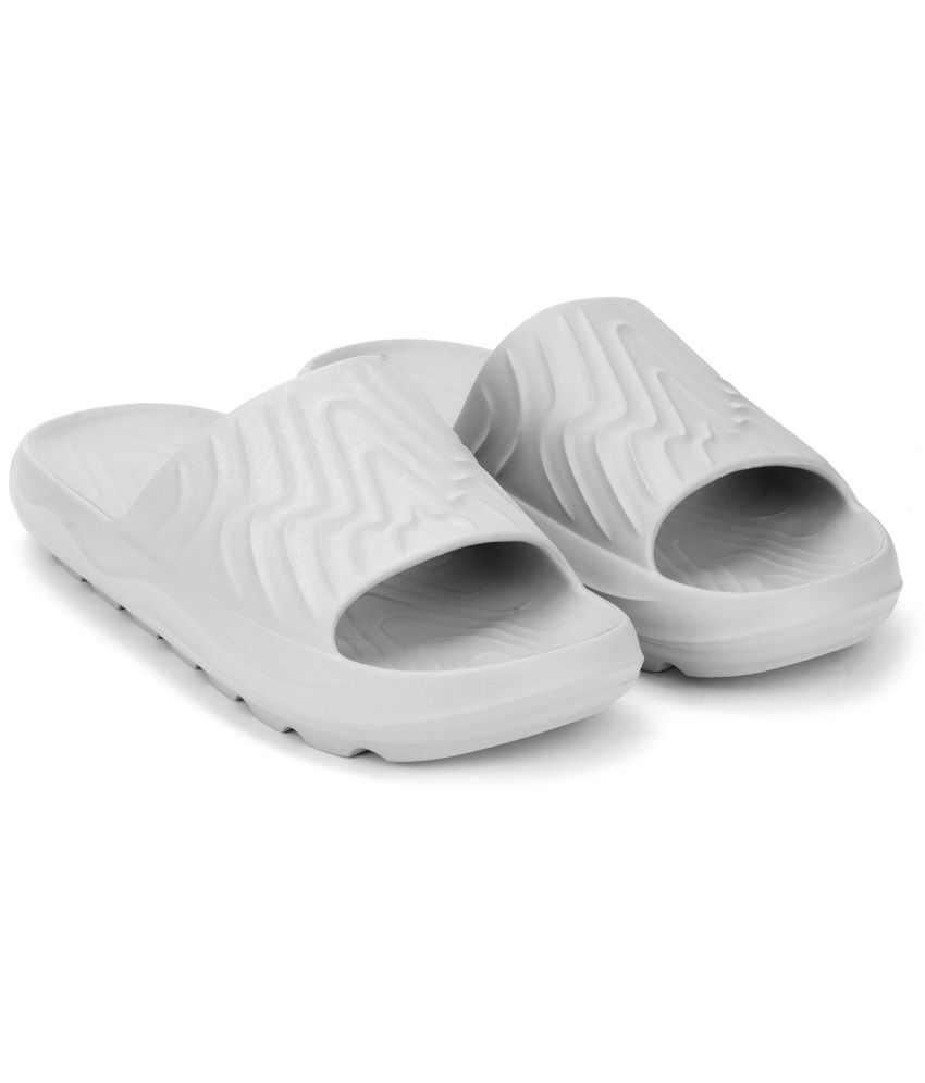     			HOPPA Light Grey Men's Slide Flip Flop